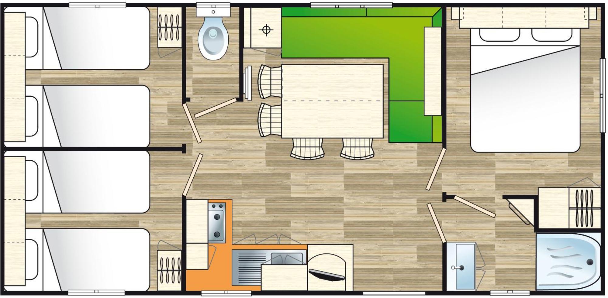 Charmant Mobil Home 6 Personnes Avec Clim Reversible Boofzheim 外观 照片